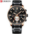 CURREN 8362 Men's Watches Quartz Wristwatches Chronograph Business Watch Sports Stainless Steel Relogio Masculino